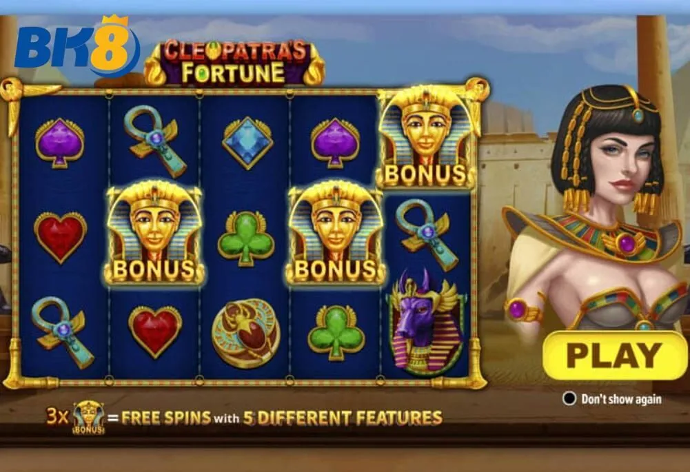Những tính năng nổi bật của game Cleopatras Fortune BK8