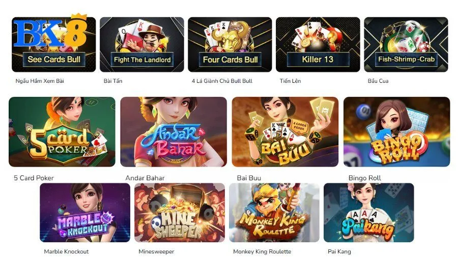 Những tựa game siêu hot chỉ có tại Game Hot Bk8